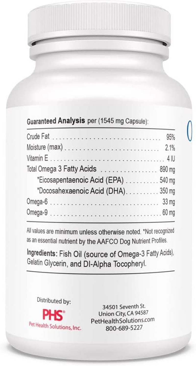 Omega Caps HP Snip Tips for Medium and Large Dogs High Potency EPA and DHA Maxim