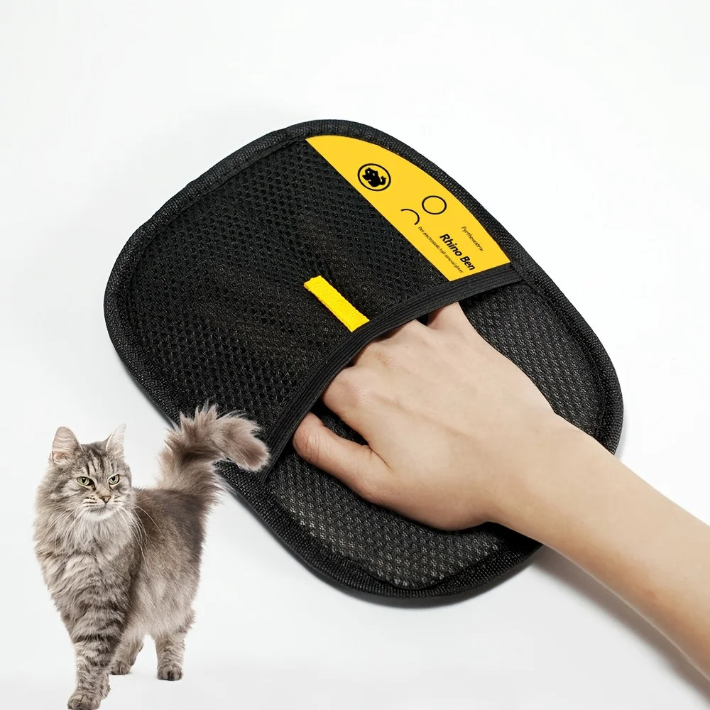 2-Pack Glove Cat Grooming Gloves Cat Hair Remover 2026 New Pet Dog Hair Remover
