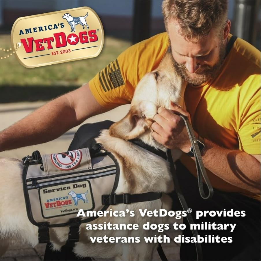 American VetDogs Veteran’s K-9 Corps Dog Treats – Tasty 10 Ounce (Pack of 1)