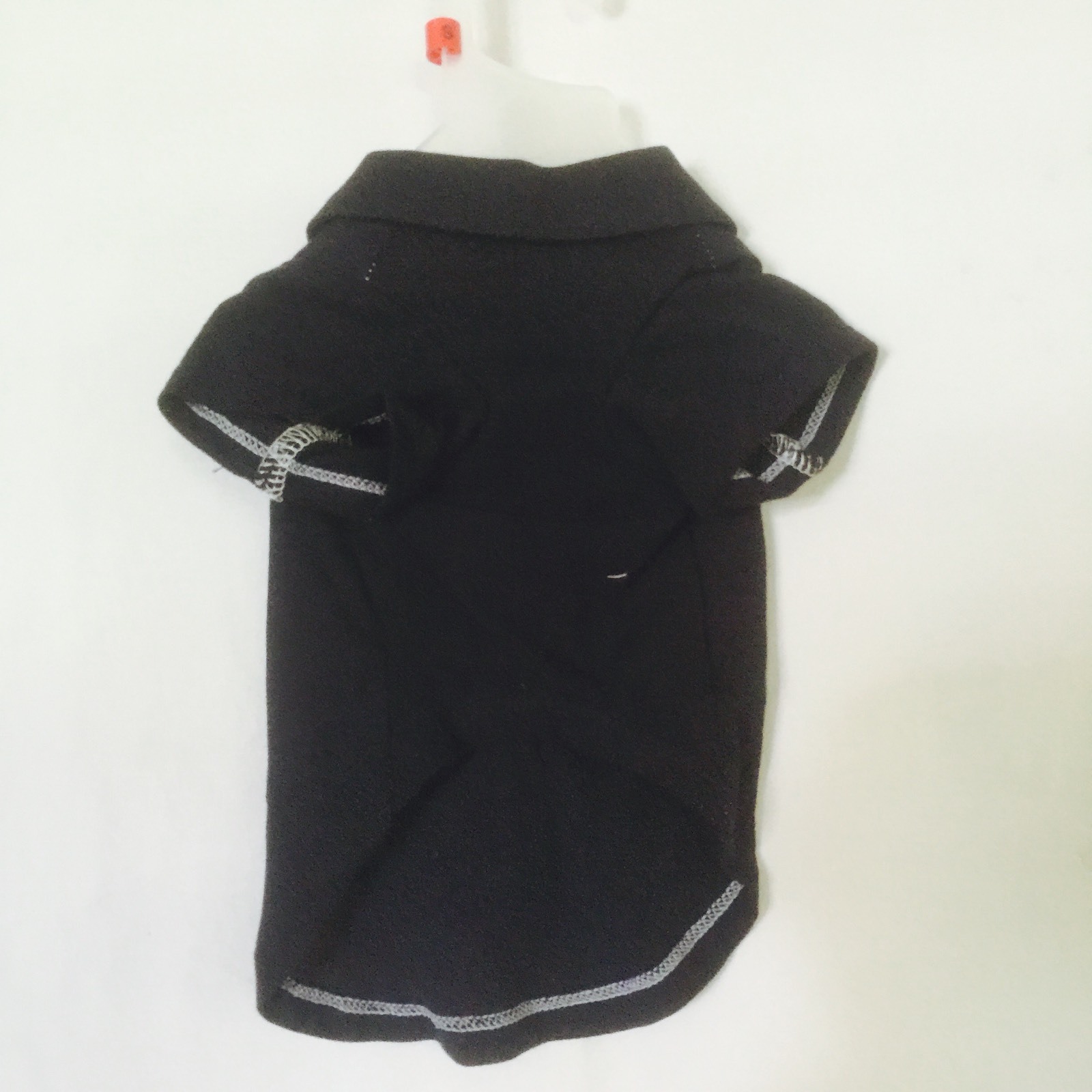Simply Wag “Polo Short Sleeve Shirt” Navy Blue and Red ” Size Small