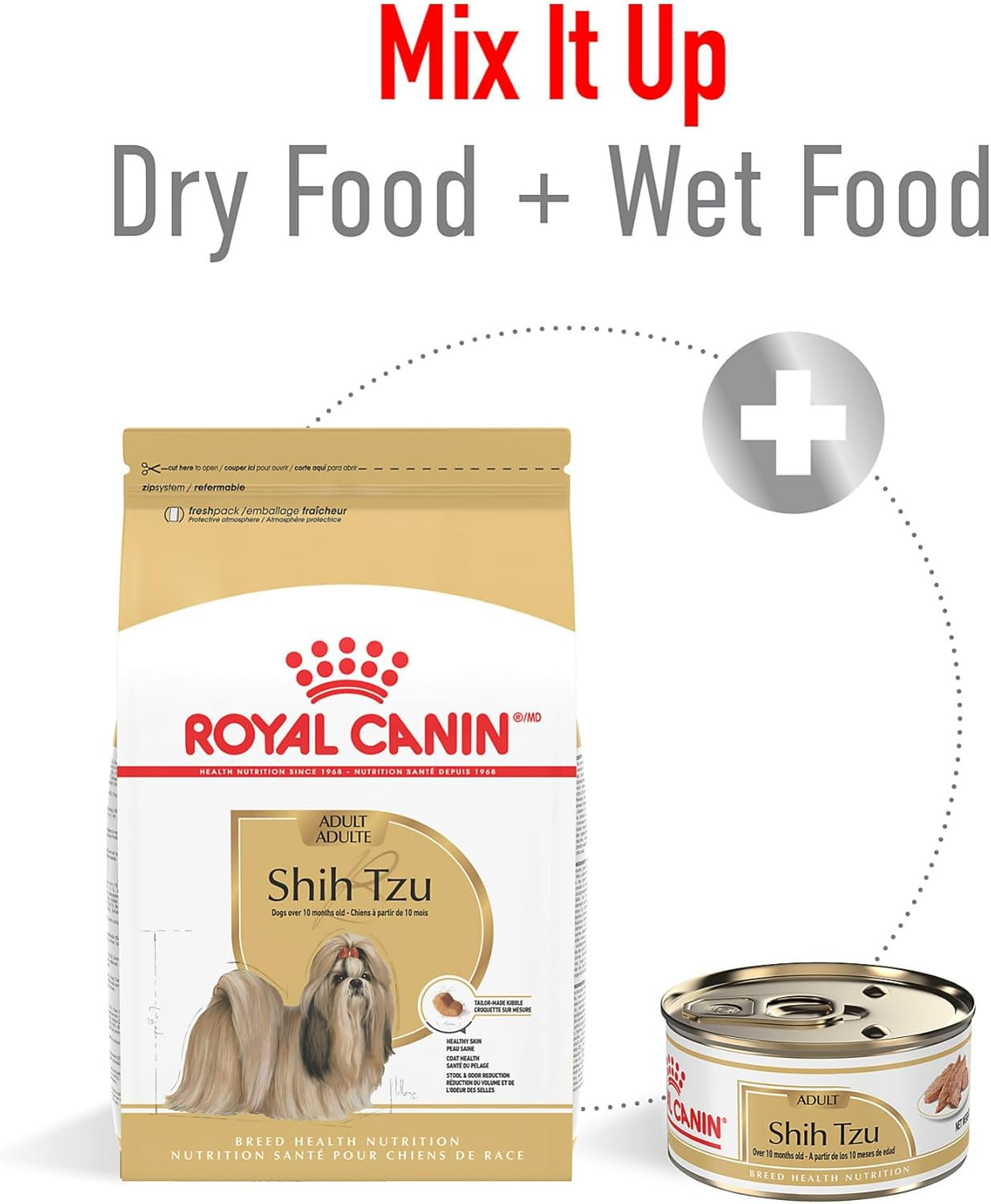 Breed Health Nutrition Shih Tzu Adult Dry Dog Food, 2.5 Lb Bag
