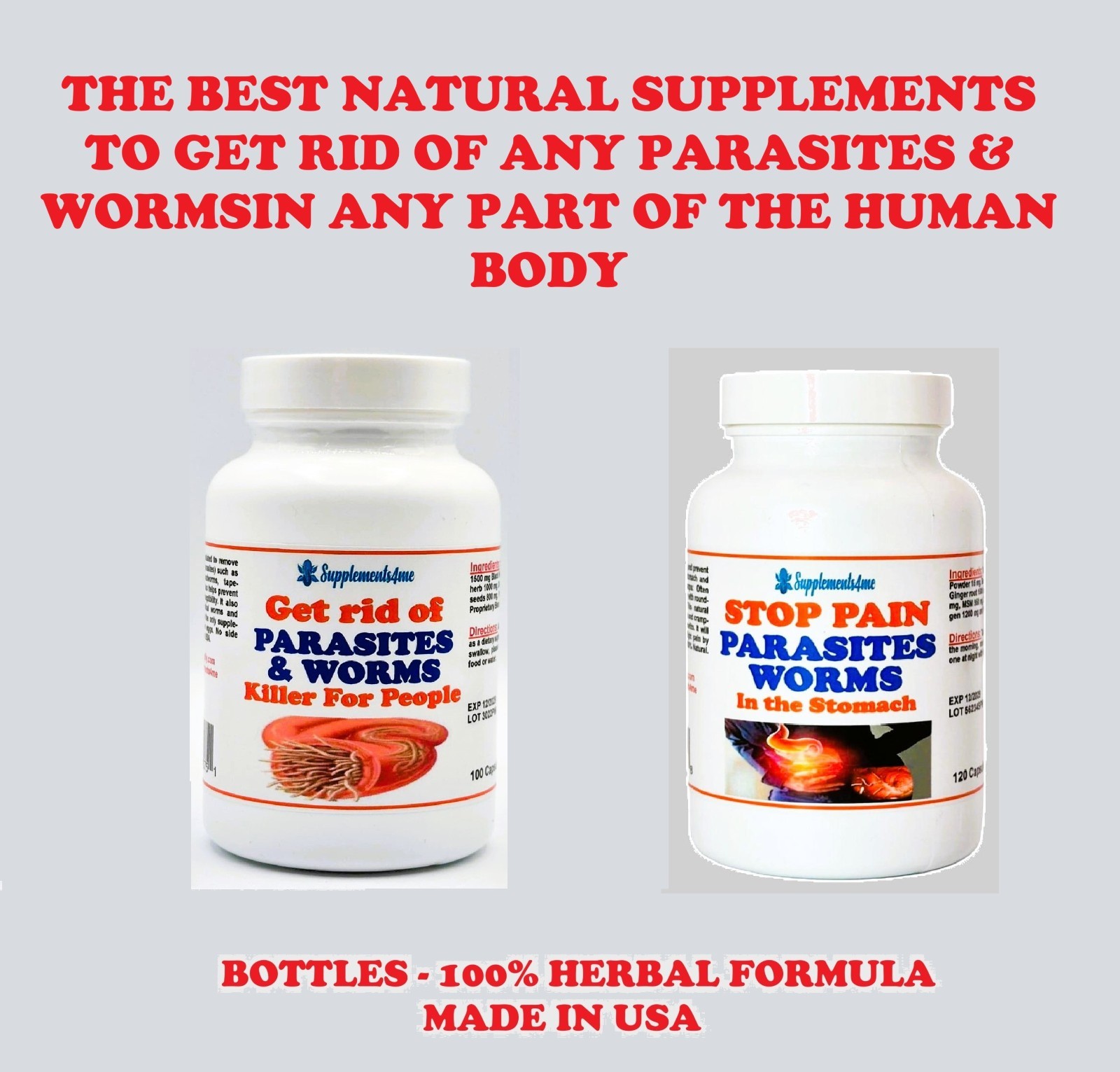 All Natural herbal outbreak support FOR EVERYBODY – BOTTLES Made in USA
