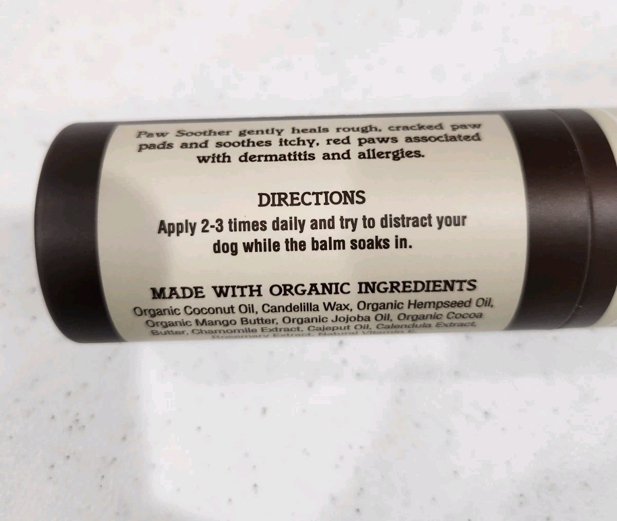 NEW Natural Dog Company Paw Soother 2 Oz Jumbo Stick Dog Foot Cream Lotion NWOT