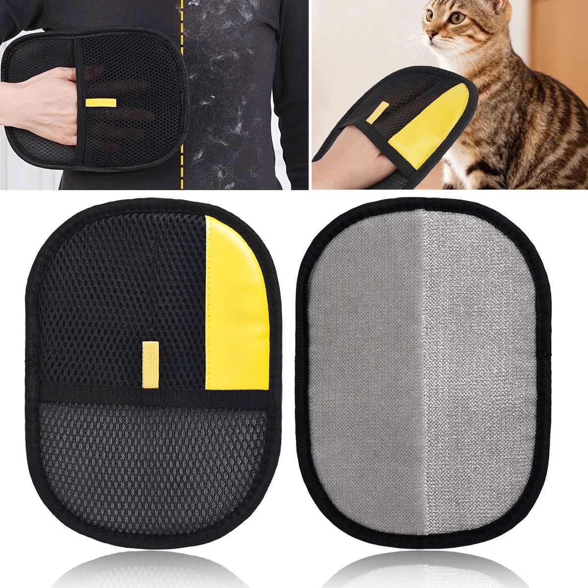 1/2/3/5pcs Glove Cat Grooming Gloves Cat Hair Remover Pet Dog Hair Remover Tool