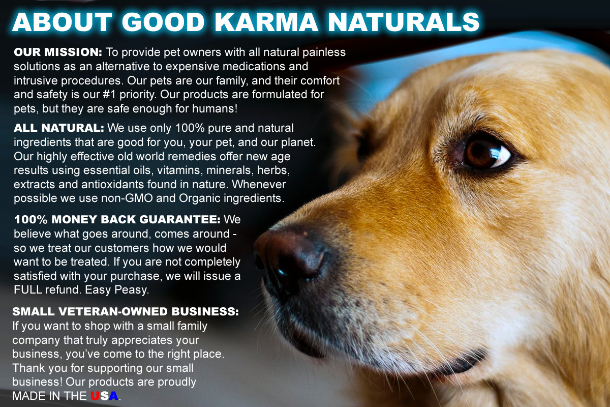 DOG WART REMOVER – ALL NATURAL PAINLESS DOG WARTS REMOVAL TREATMENT GOOD KARMA