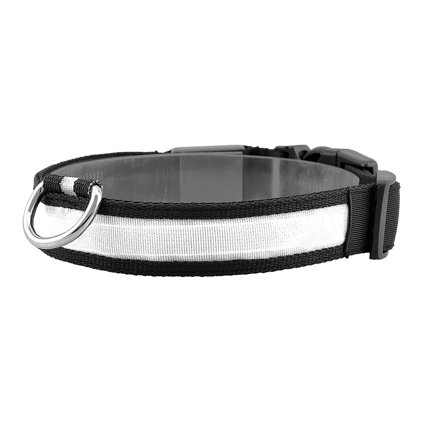 Rechargeable USB LED Pet Dog Glow Collar night safety adjustable flash light-up