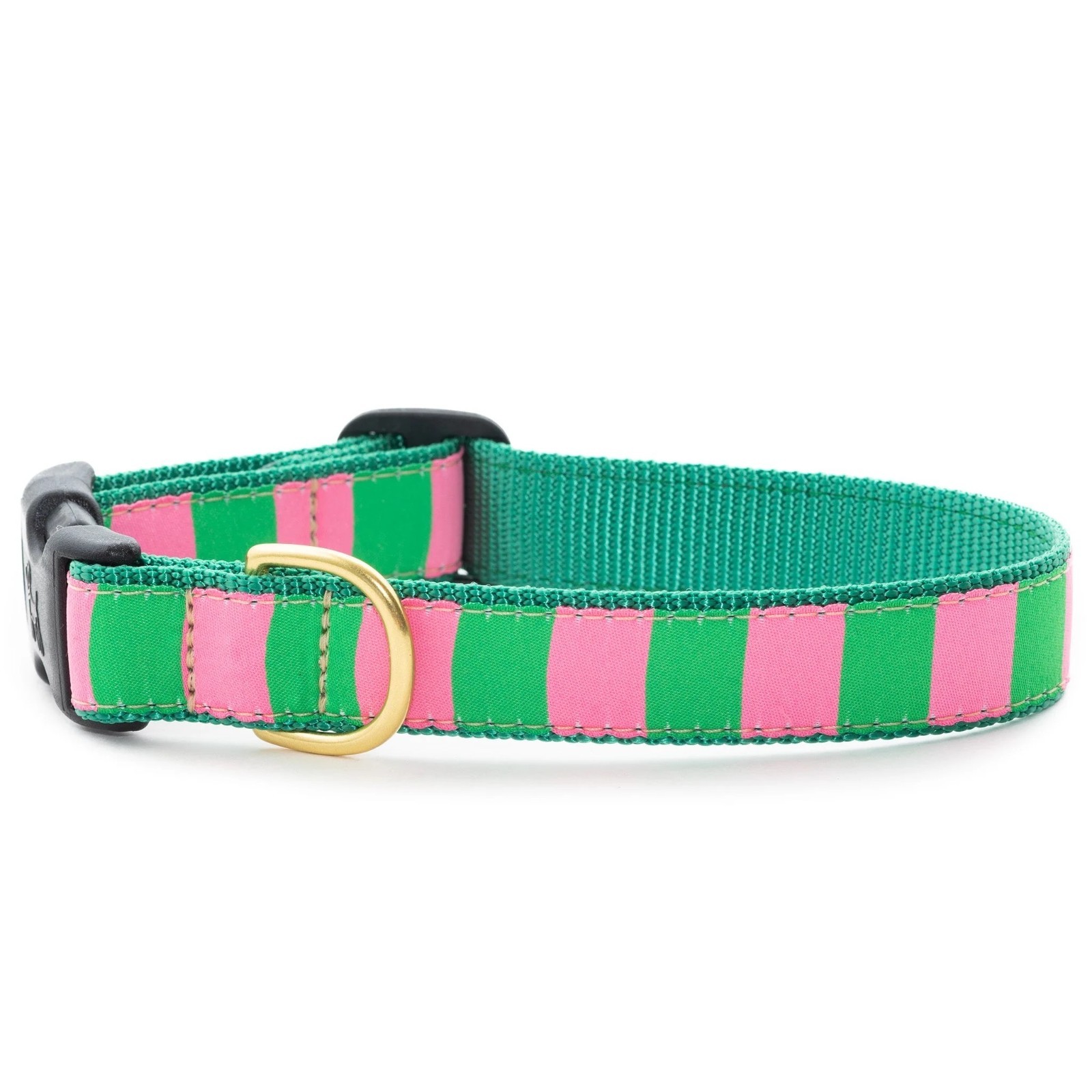 Up Country Dog Collar, Cabana Stripe, Adjustable, Made In USA, XS S M L XL XXL
