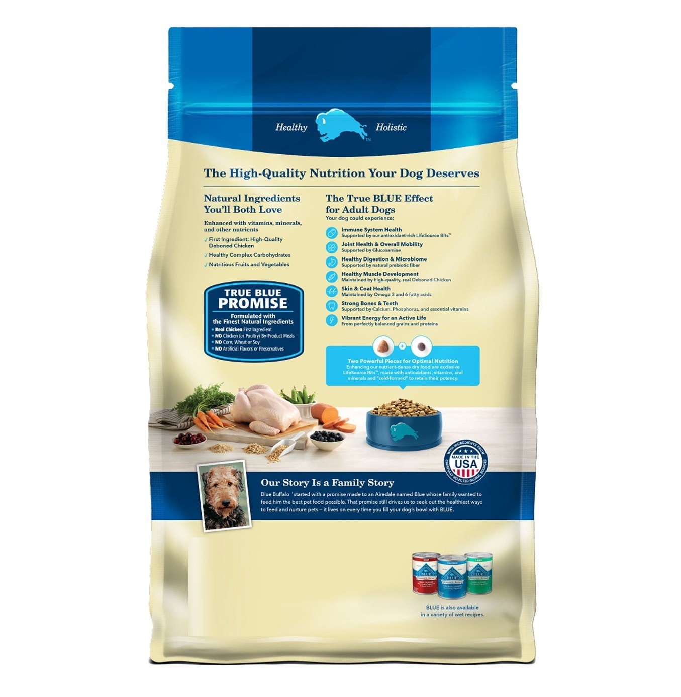 Blue Buffalo Life Protection Formula Adult Dry Dog Food – Chicken & Brown Rice