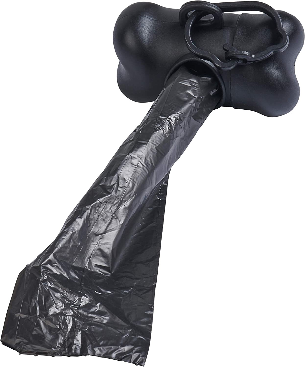 1,000 Pet Waste Poop Bags With Two Dispensers(BLK)