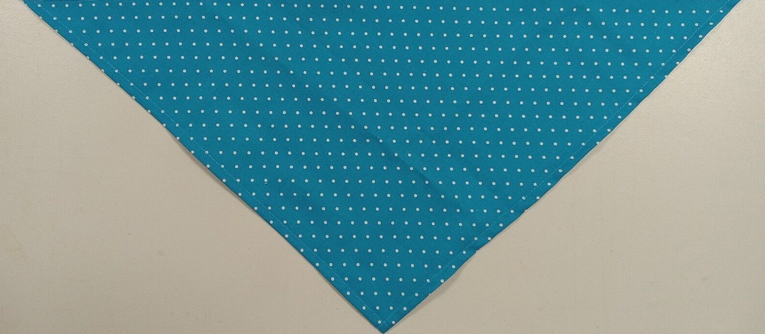 Dog Bandana/Scarf Tie On, Sky Blue, Small White Dots, S,M,L
