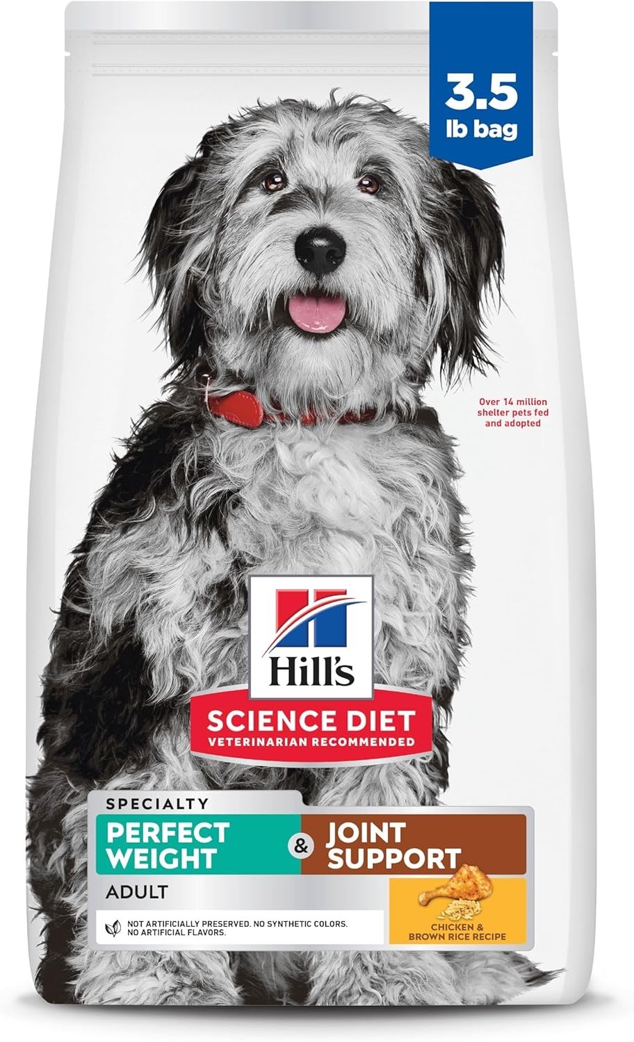 All-Natural Joint Support & Weight Management Dog Food – 3.5 lb Chicken Flavor