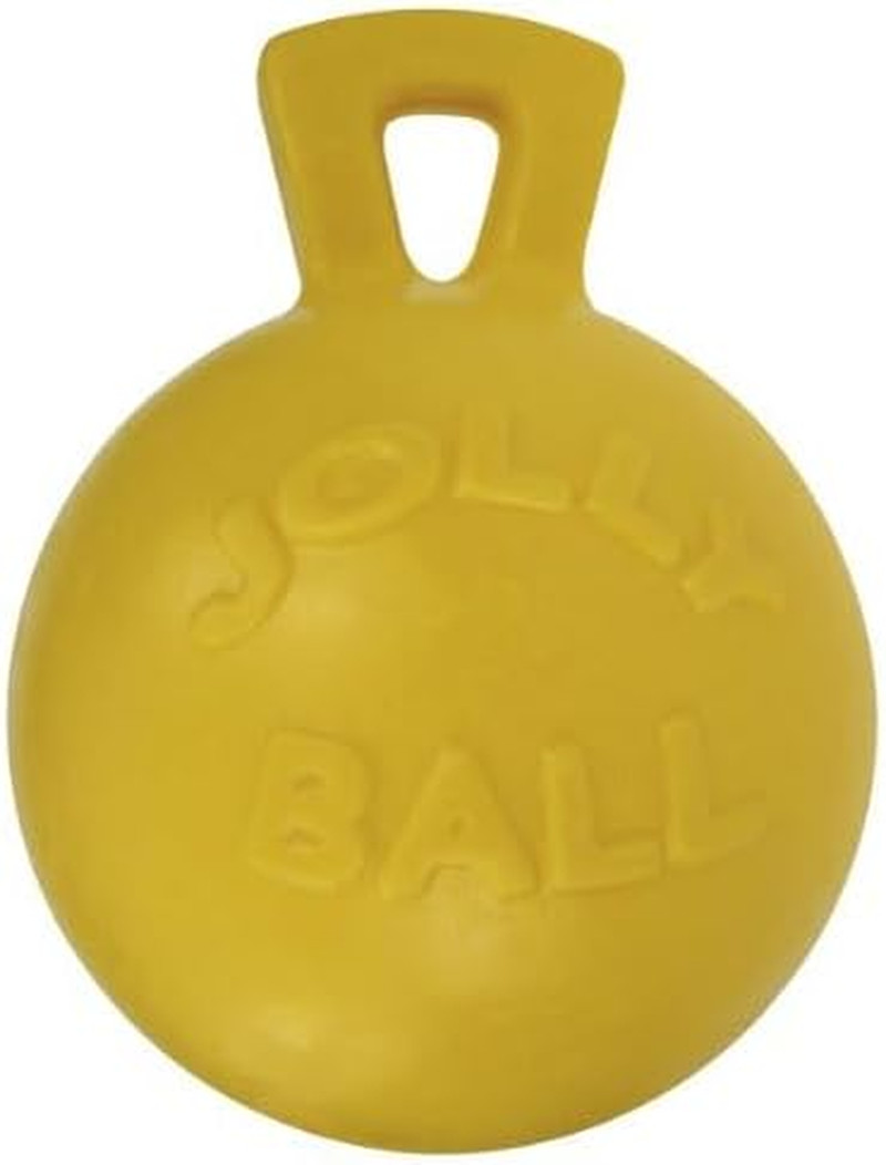 Tug-N-Toss Heavy Duty Dog Toy Ball with Handle, 8 Inches/Large,