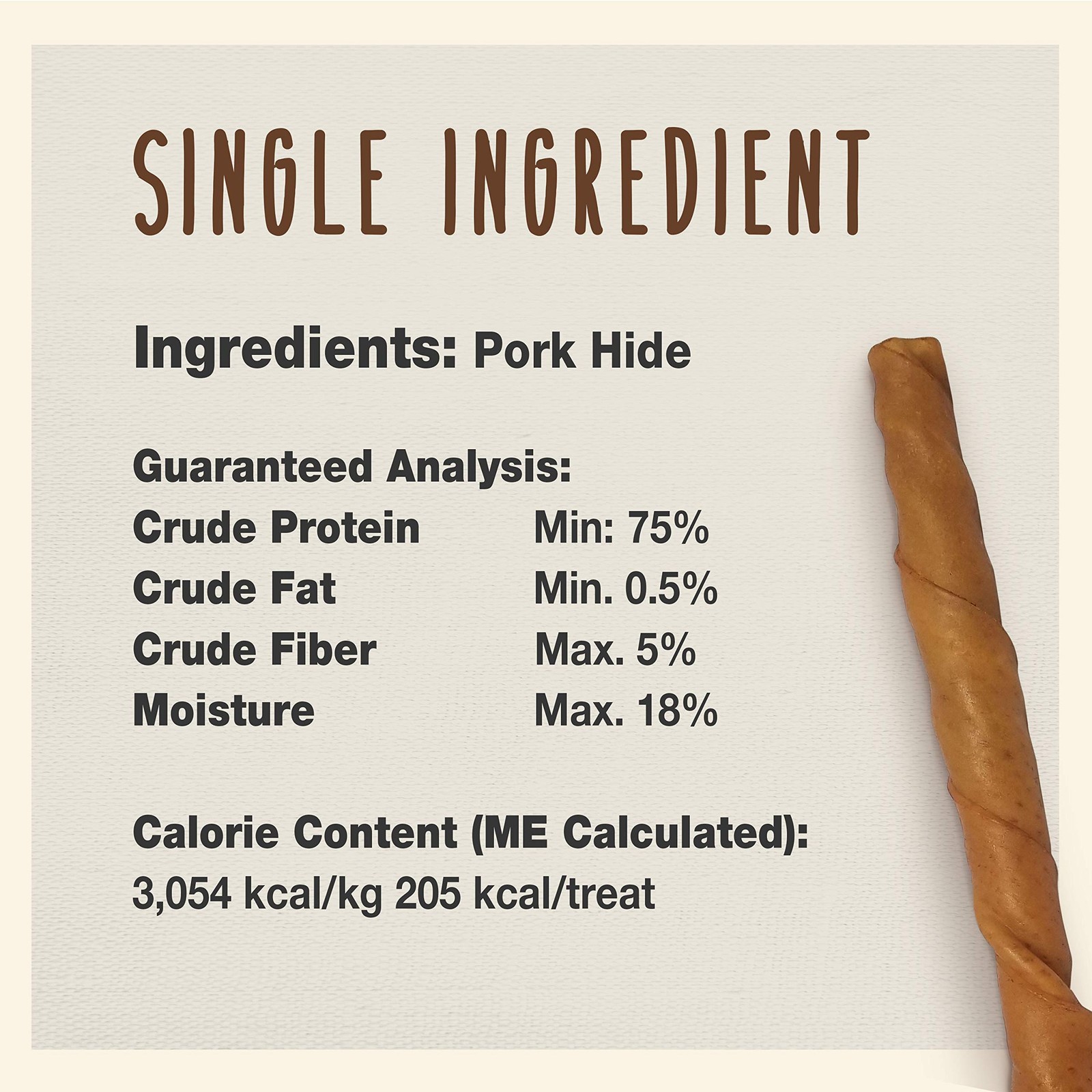 Cadet Gourmet Pork Hide Rolls 10 in. (5 count) 9 Ounce (Pack of 1)