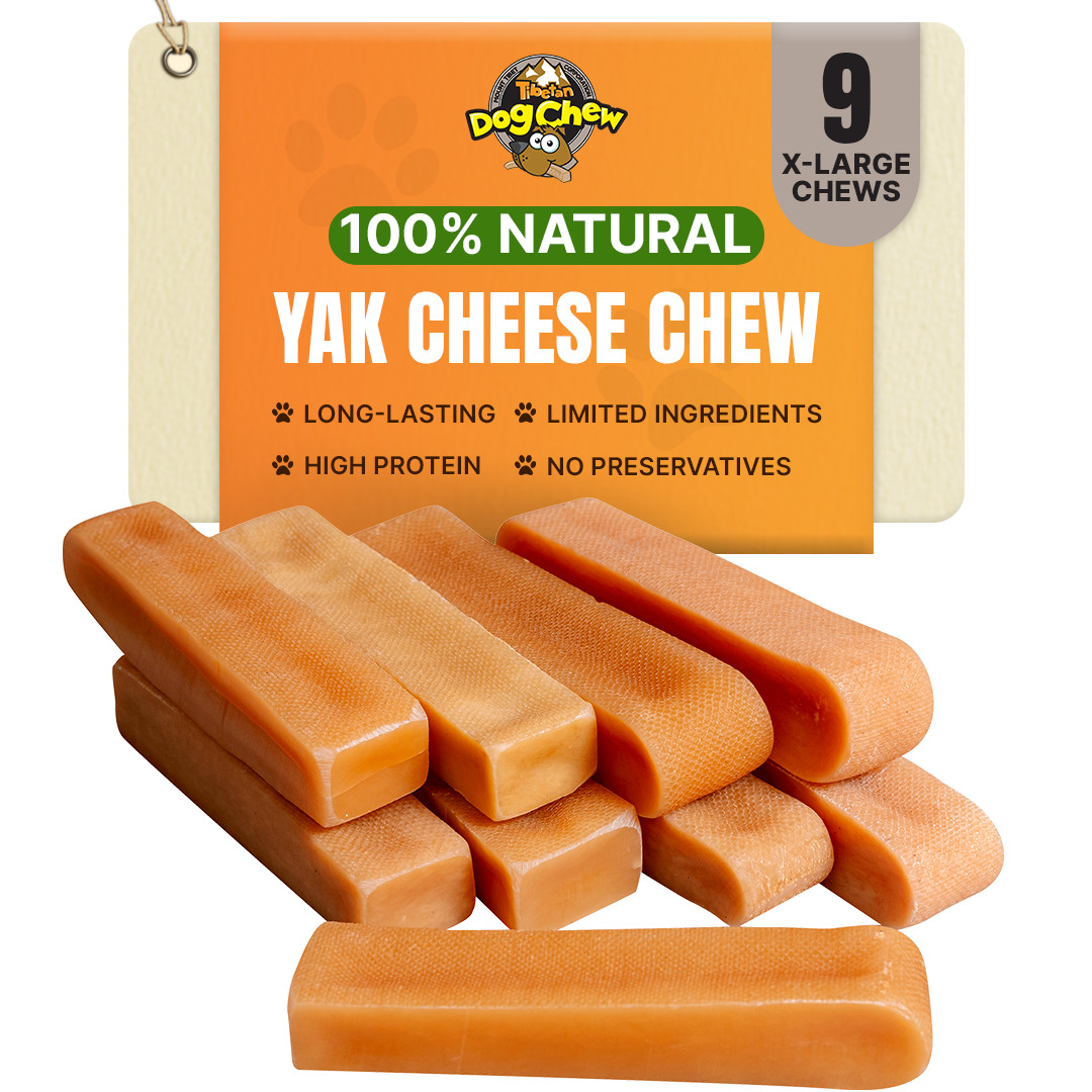 3lbs yak chews bulk, long-lasting natural cheese dog chews, dog dental treats