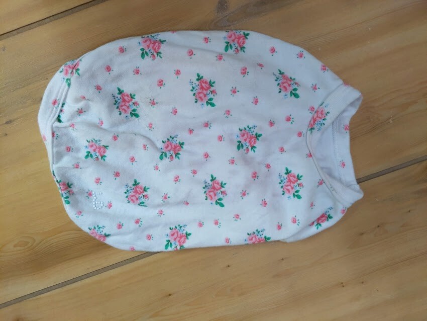 Louisdog Designer Dog T Shirt Pink Floral Print Short Sleeve M Korea