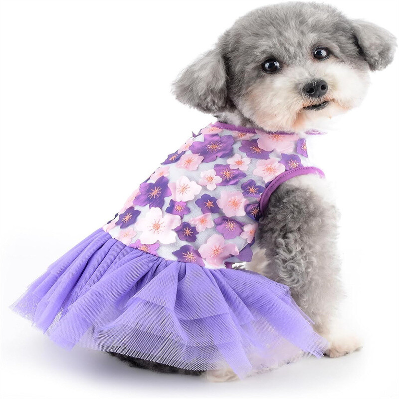 Pet Clothes Small Dog Princess Dress Puppy Cat Skirt Chihuahua Apparel Outfits