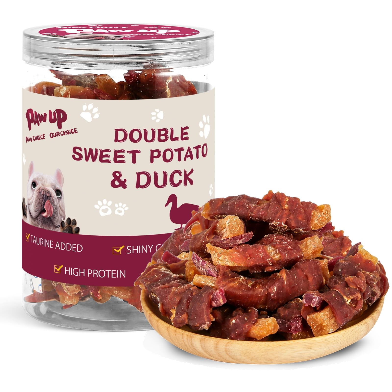 Duck & Sweet Potato Duo Dog Treats, Soft Chews for Small & Medium Dogs, High …