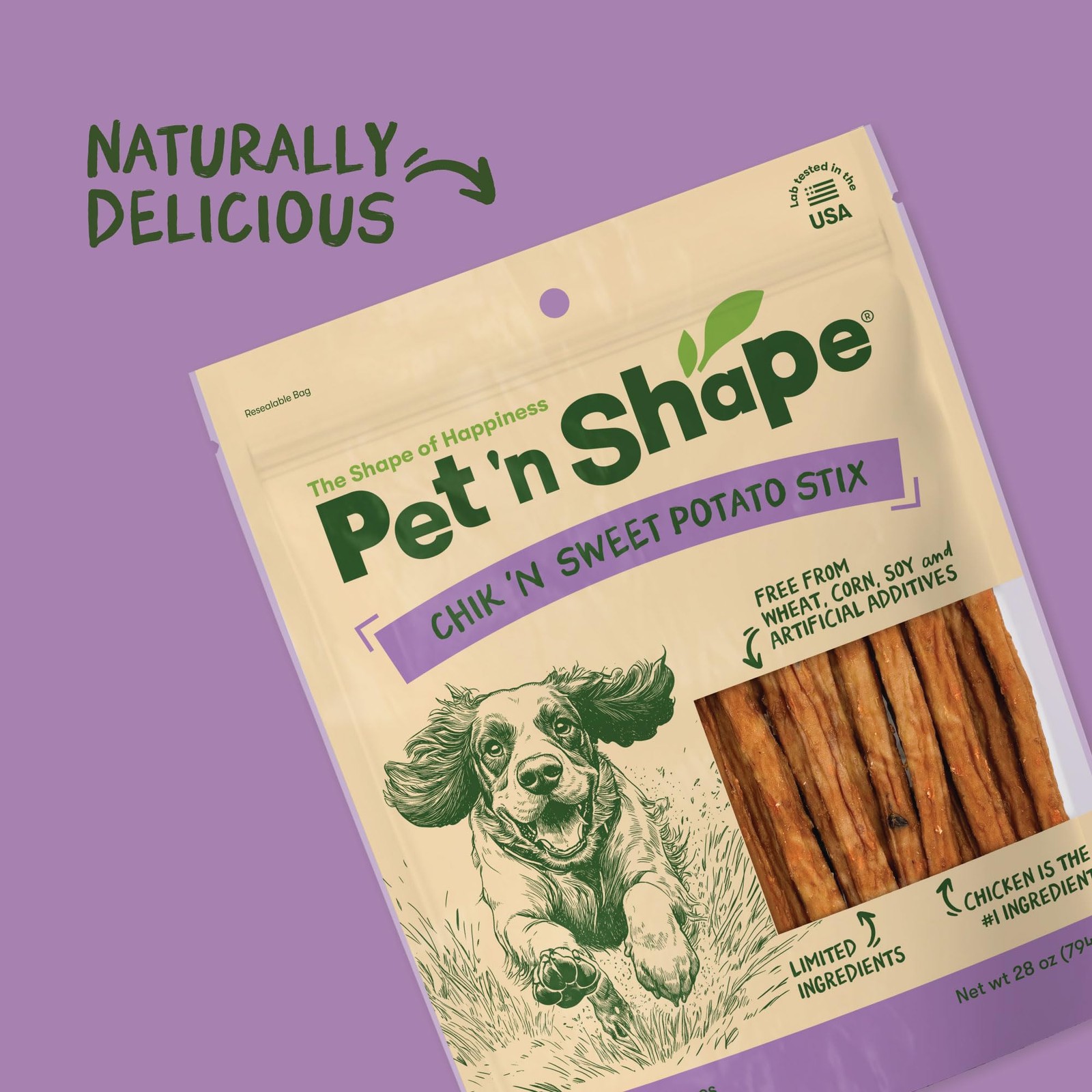 Chik ‘n Sweet Potato Stix – Made and Sourced in The USA- Natural Healthy Dog …