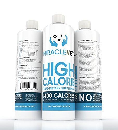 Miracle Vet High Calorie Weight Gainer for Dogs & Cats All Natural Vet-Approved