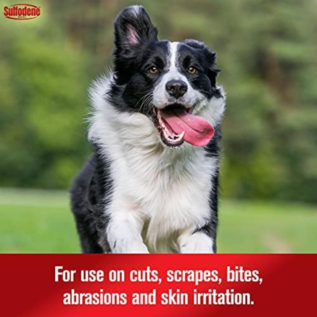 Sulfodene Dog Wound Care 3-W Ointment – Pain Relief & Infection Prevention, 2 oz