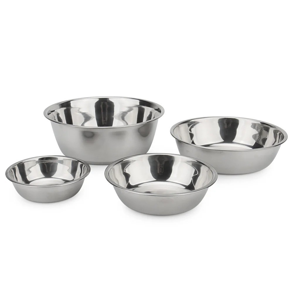 STAINLESS STEEL 16 0Z Standard Pet Dog Puppy Cat Food Water Bowls Dish