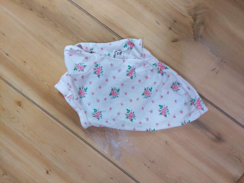 Louisdog Designer Dog T Shirt Pink Floral Print Short Sleeve M Korea