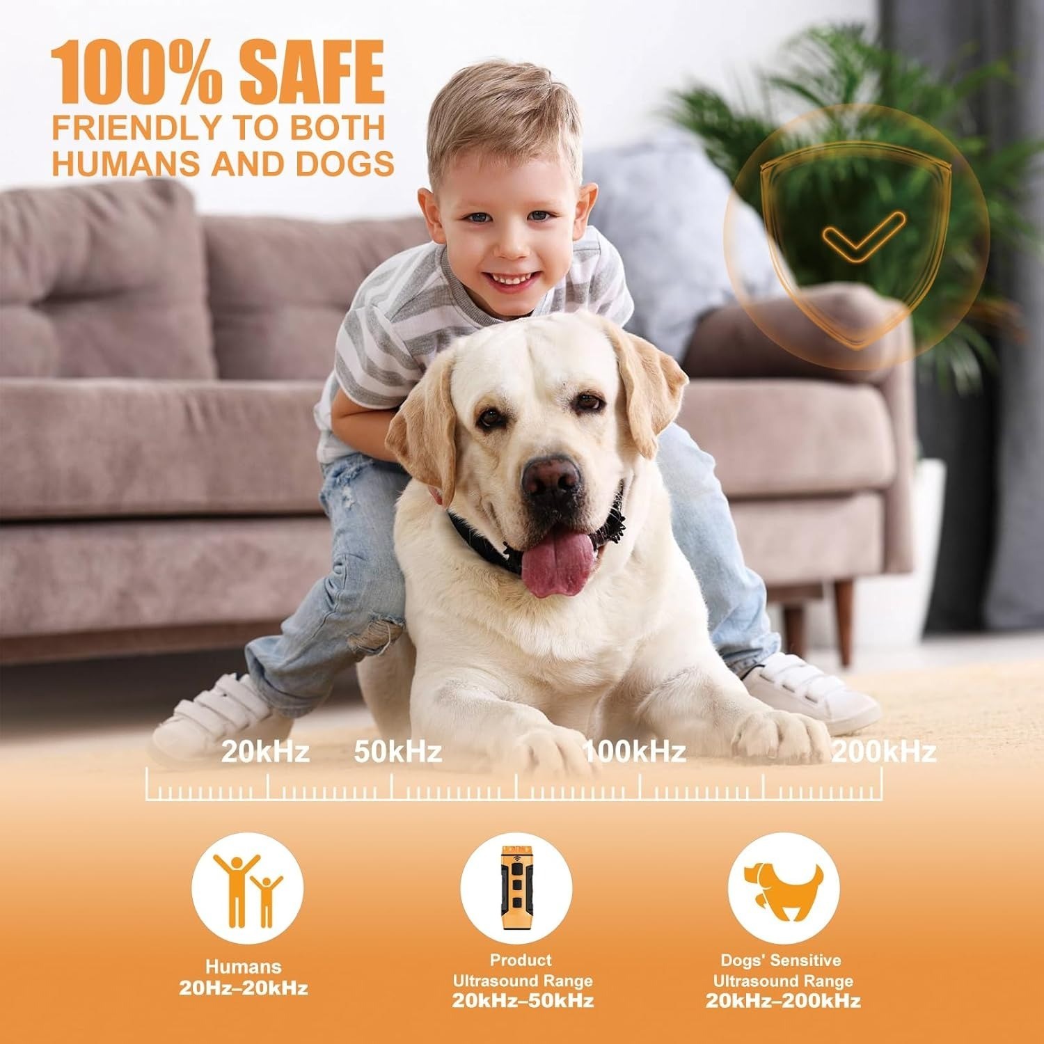 Ultrasonic Dog Repeller Anti Bark Device Stop Barking Humane Pet Training Tool
