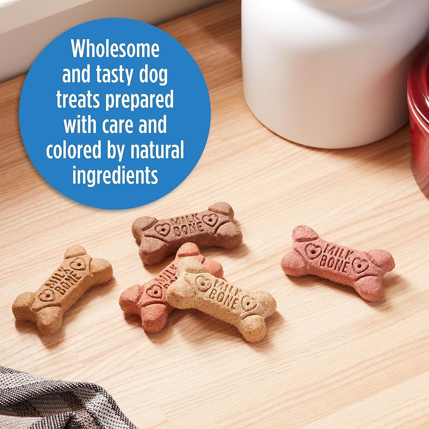 Milk-Bone Flavor Snacks Dog Treats, Small Biscuits, 24 Ounce Crunchy Texture Hel