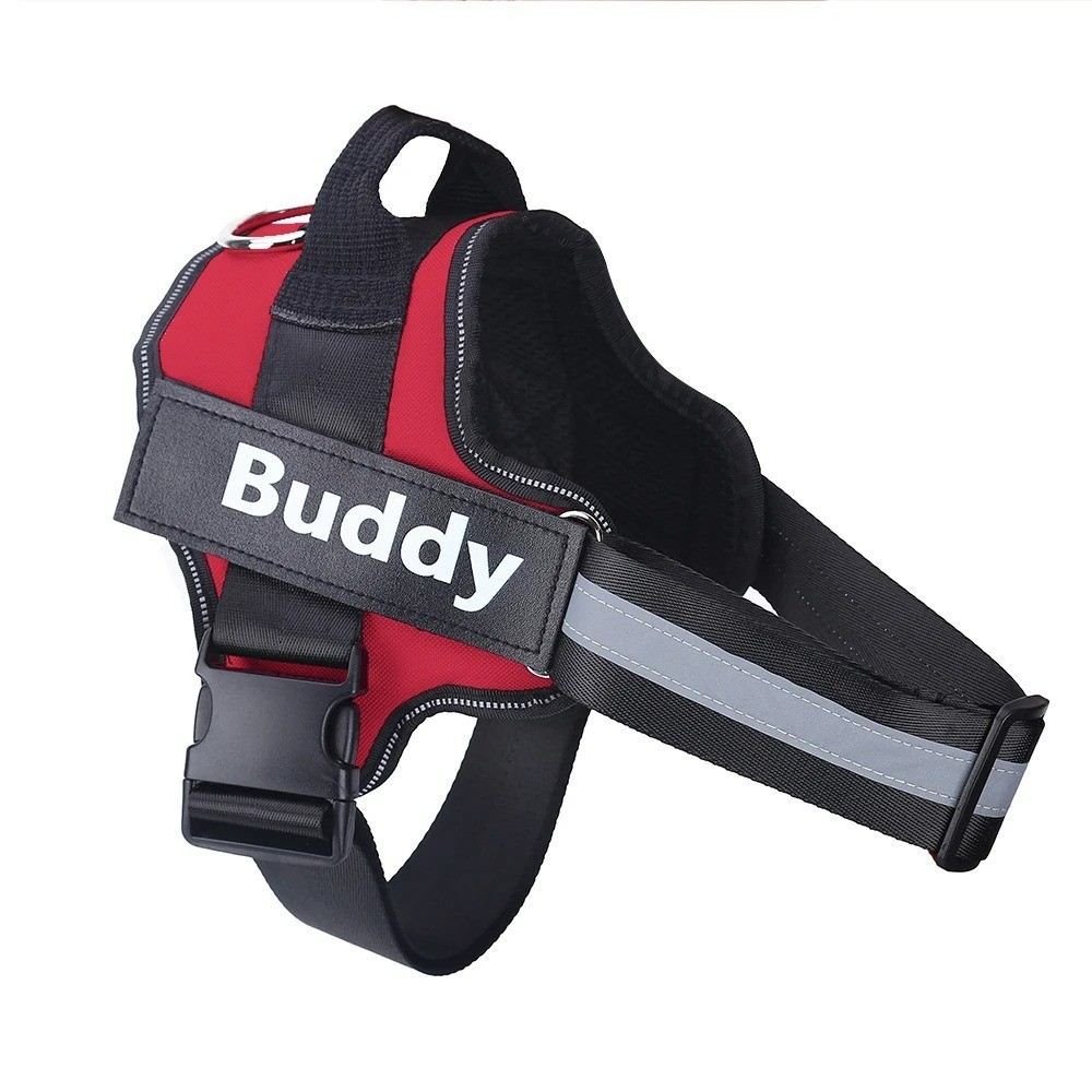 Custom Dog Harness with Name Reflective No Pull Adjustable Pet Vest