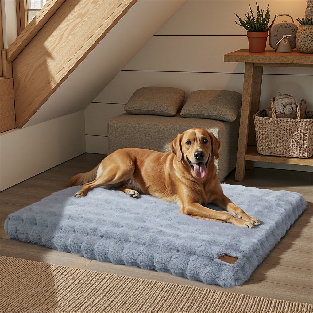 Jumbo Anti-Anxiety Calming Dog Bed Removable Cover Pet Beds Mattress Non Skid US