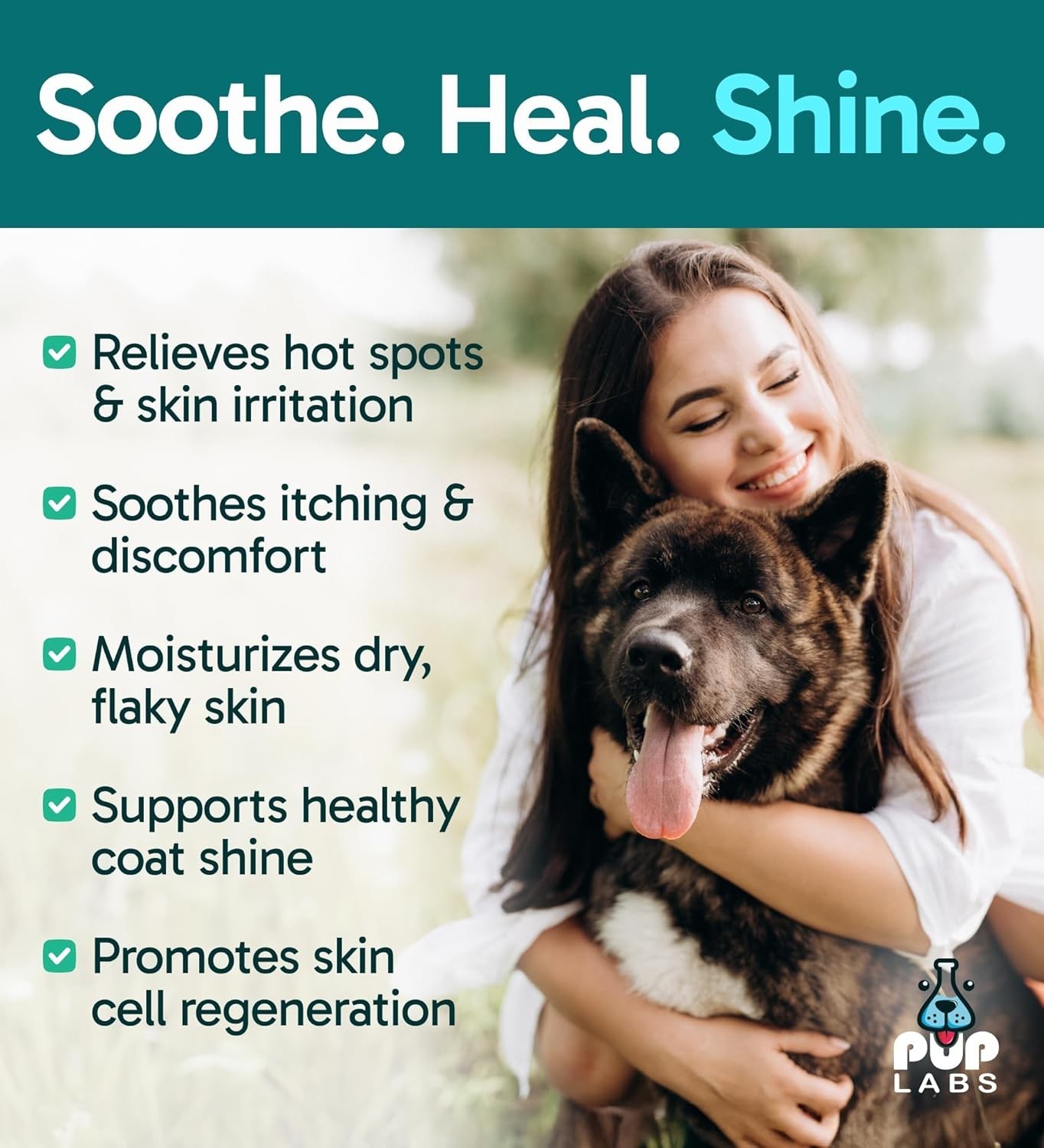 Pup Labs K9 Soothe Anti Itch Spray for Dogs – 4 FL OZ x 2 Bottles . New/Sealed!
