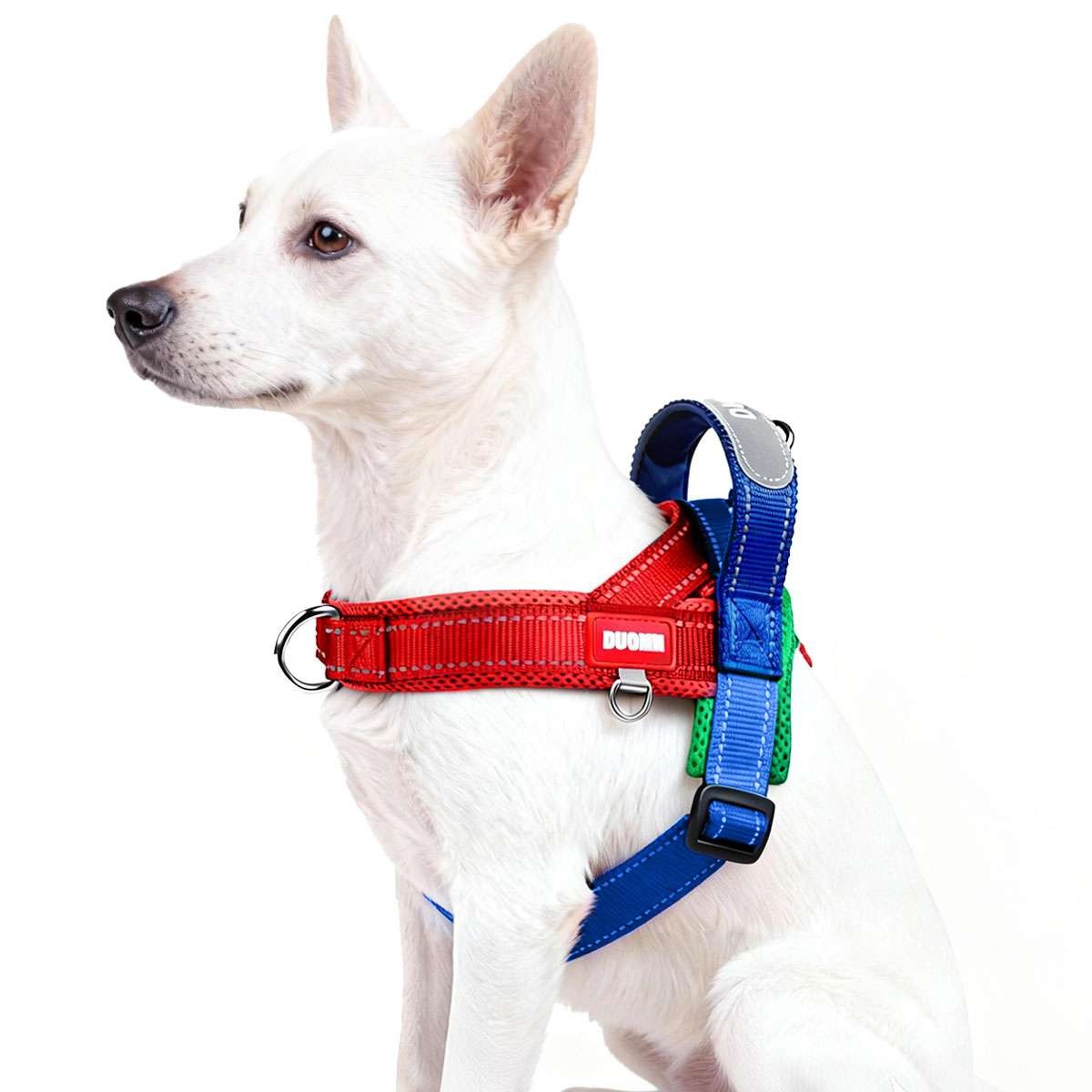 Dog Pet Vest Harness No Pull w/ Handle Adjustable Control Harness Reflective