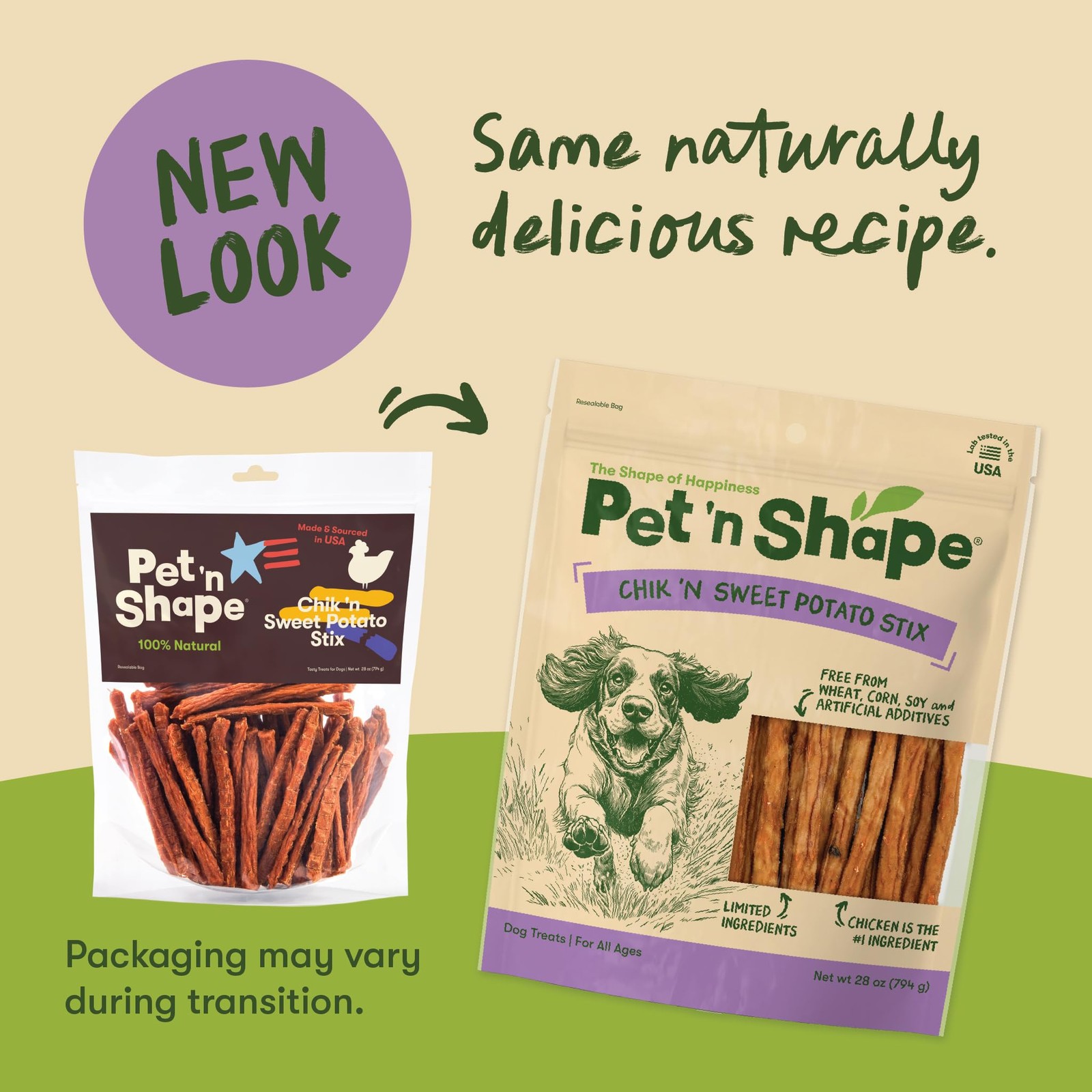 Chik ‘n Sweet Potato Stix – Made and Sourced in The USA- Natural Healthy Dog …