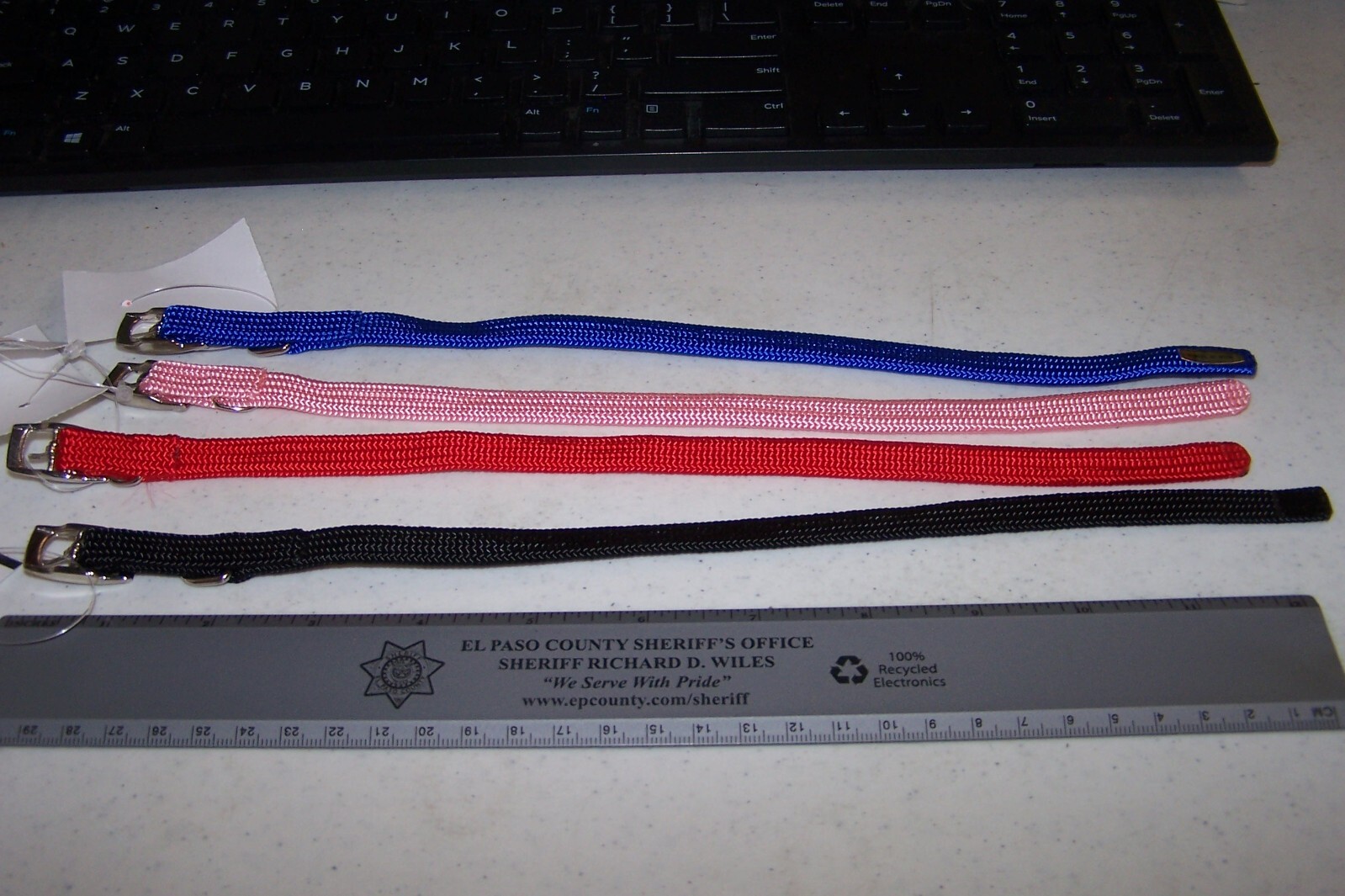 1 Unbranded Pet Collar For Small Dogs 12″ w/ Buckle NEW w/ Tags You Choose Color