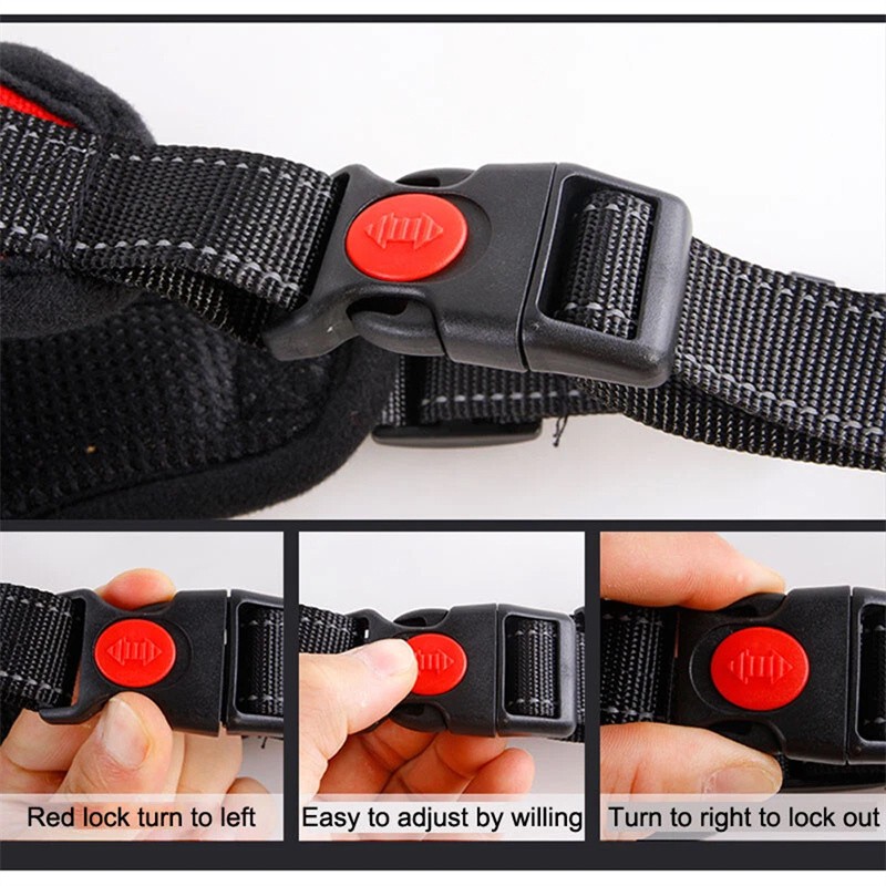 Cat Dog Pet Harness Adjustable Control Vest Dogs Reflective XS S M L XL Leash