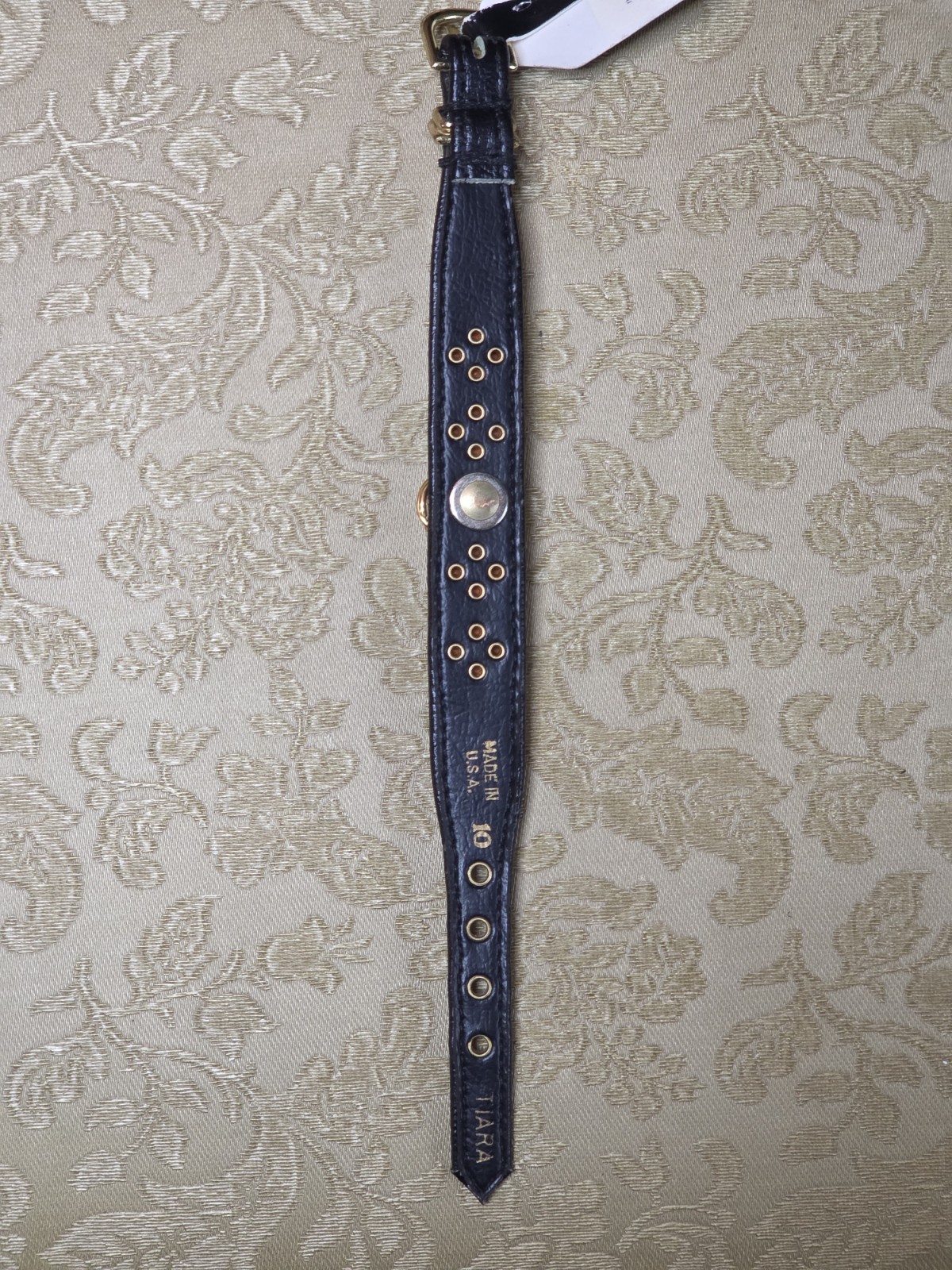 Vintage Xtra Small Fancy Collar Size XS Tiara Rhinestones