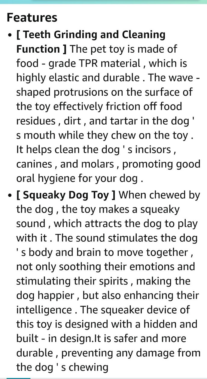 Hot Dog Sausage Squeaky Dog Toy, For Aggressive Chewers