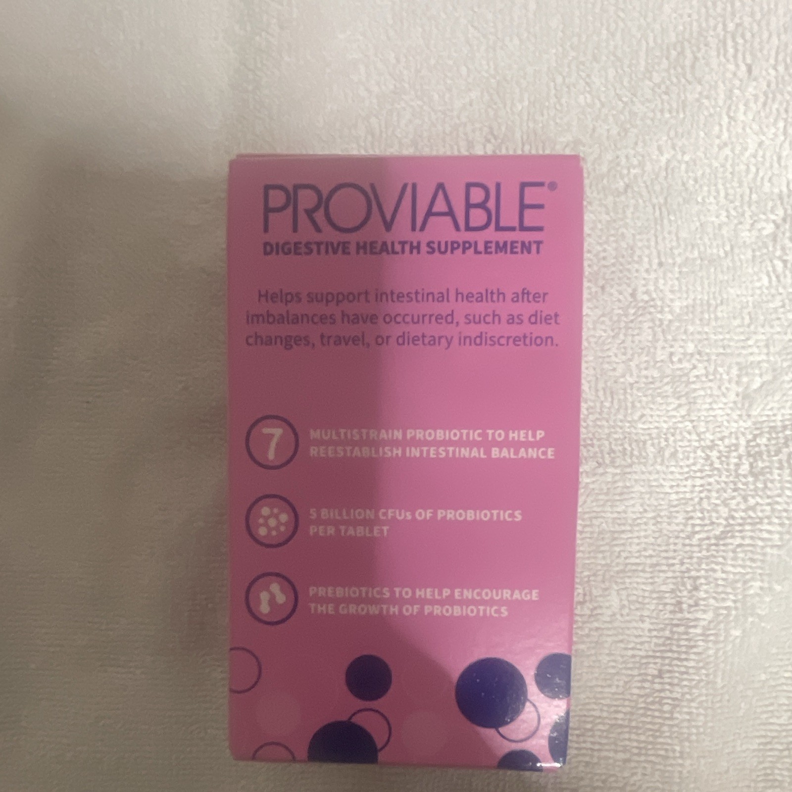 Nutramax Laboratories Proviable Digestion Aid Chewable Tablets 60 Ct Dogs