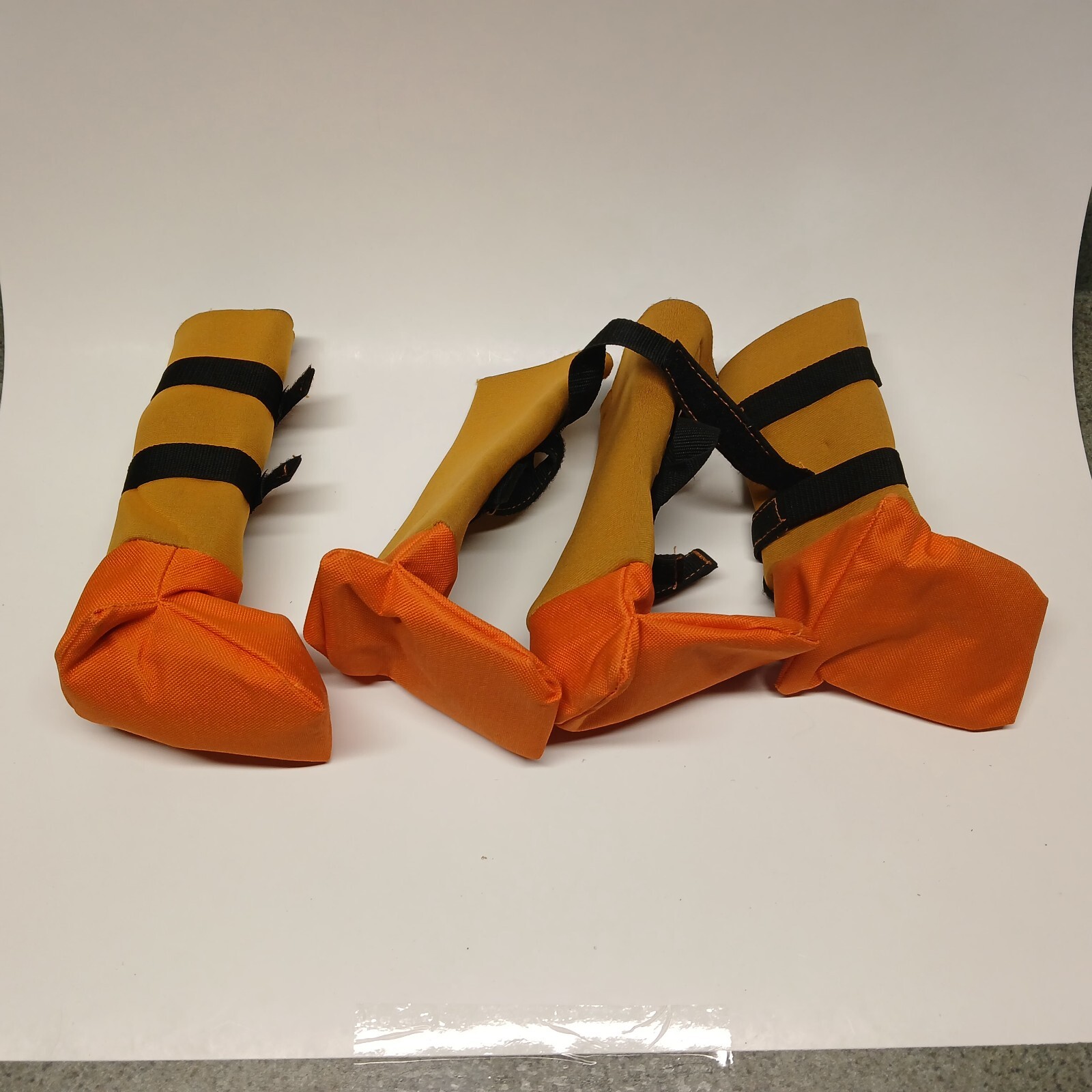 WInter Dog High Top Boots Orange/Black Medium Waterproof Non Stick Soft Ankle