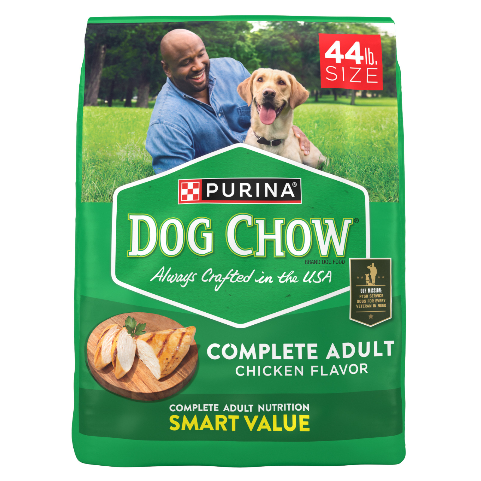 Purina Dog Chow Complete, Dry Dog Food for Adult Dogs High Protein, Real Chicken