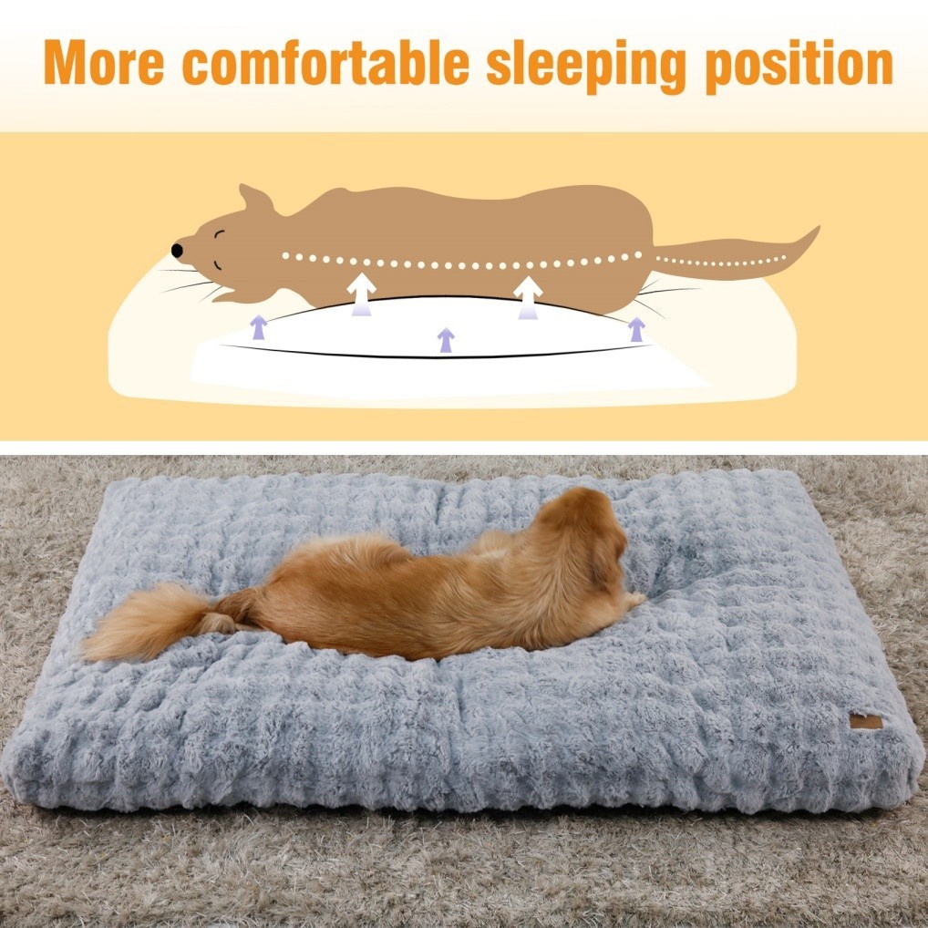 BingoPaw M L XL XXL XXXL XXXXL Dog Bed Soft Plush Anti Anxiety Pet Beds Washable