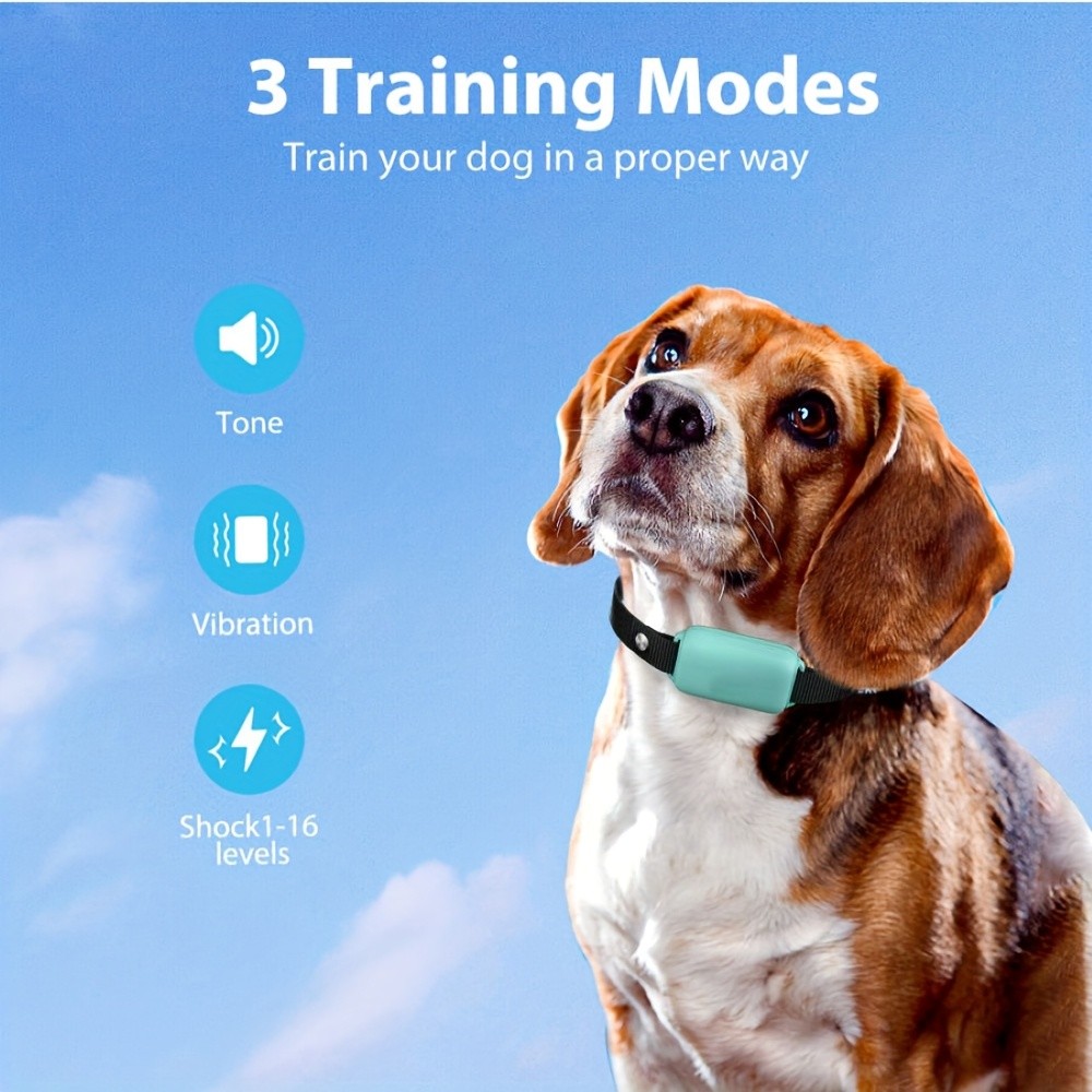 2in1 Dog Shock Collar Training w/ Remote 1/2 Mile IPX7 Waterproof Electric US