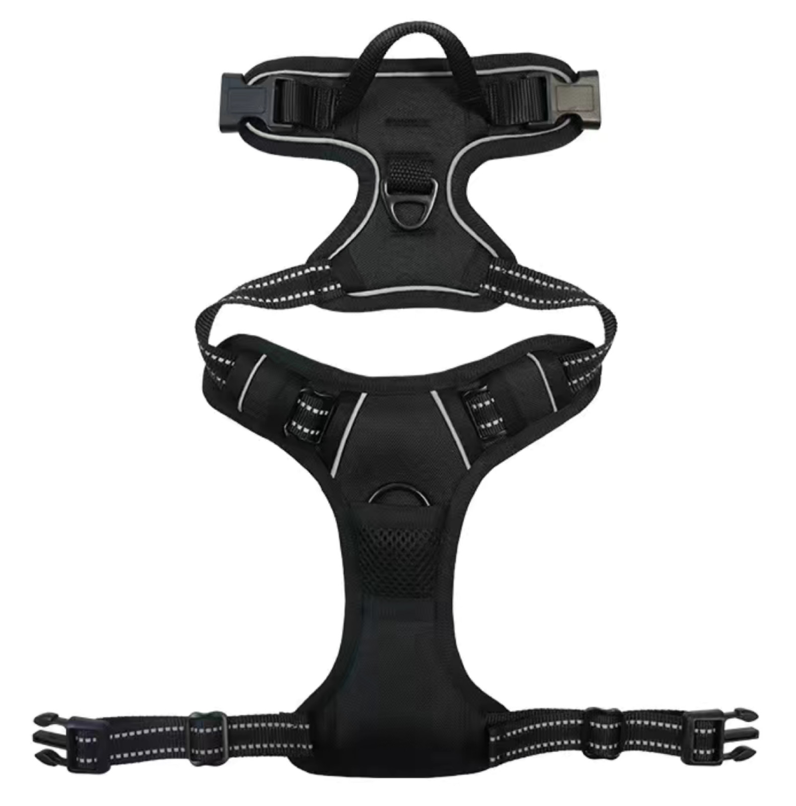 Dog Harness & Training Leash No Pull Control Adjustable Large Handle Heavy Duty