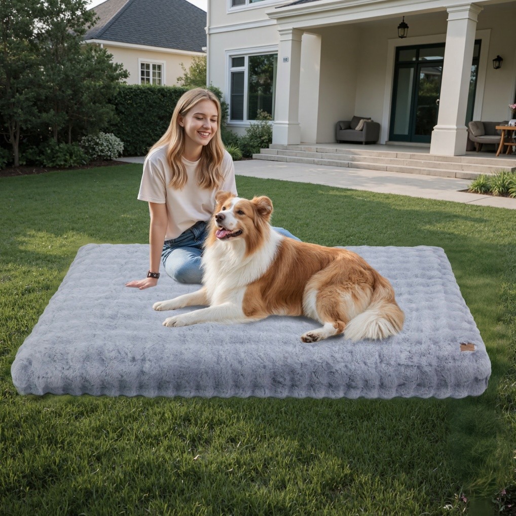 BingoPaw M L XL XXL XXXL XXXXL Dog Bed Soft Plush Anti Anxiety Pet Beds Washable