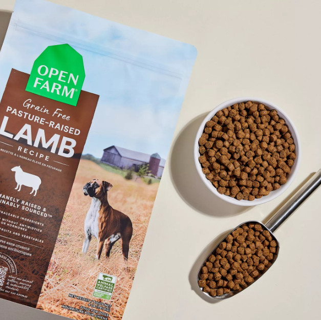Open Farm Grain Free Adult Dry Dog Food Lamb Recipe 22lb Humanely Raised