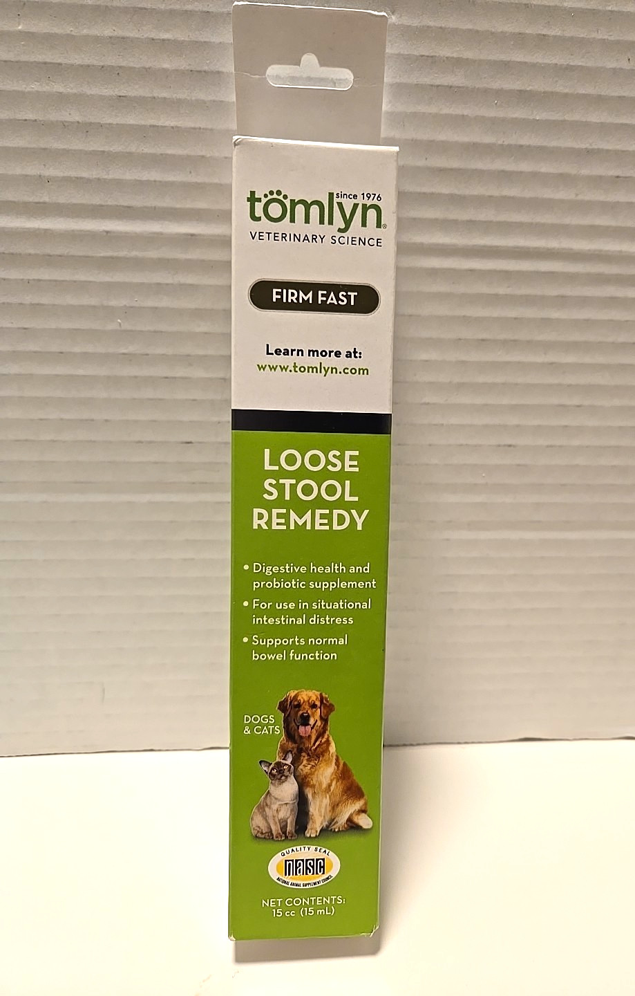 Tomlyn Firm Fast Loose Stool Remedy For Cats & Dogs~ Oral Plunger Application