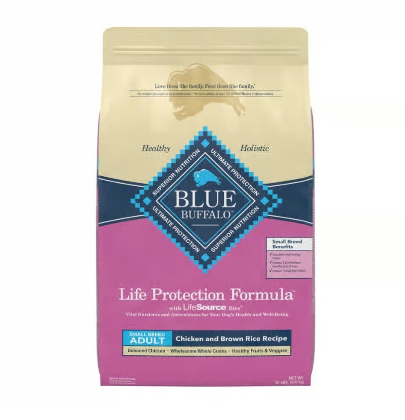 Blue Buffalo Life Protection Formula Adult Small Breed Dry Dog Food, 15-lb Bag