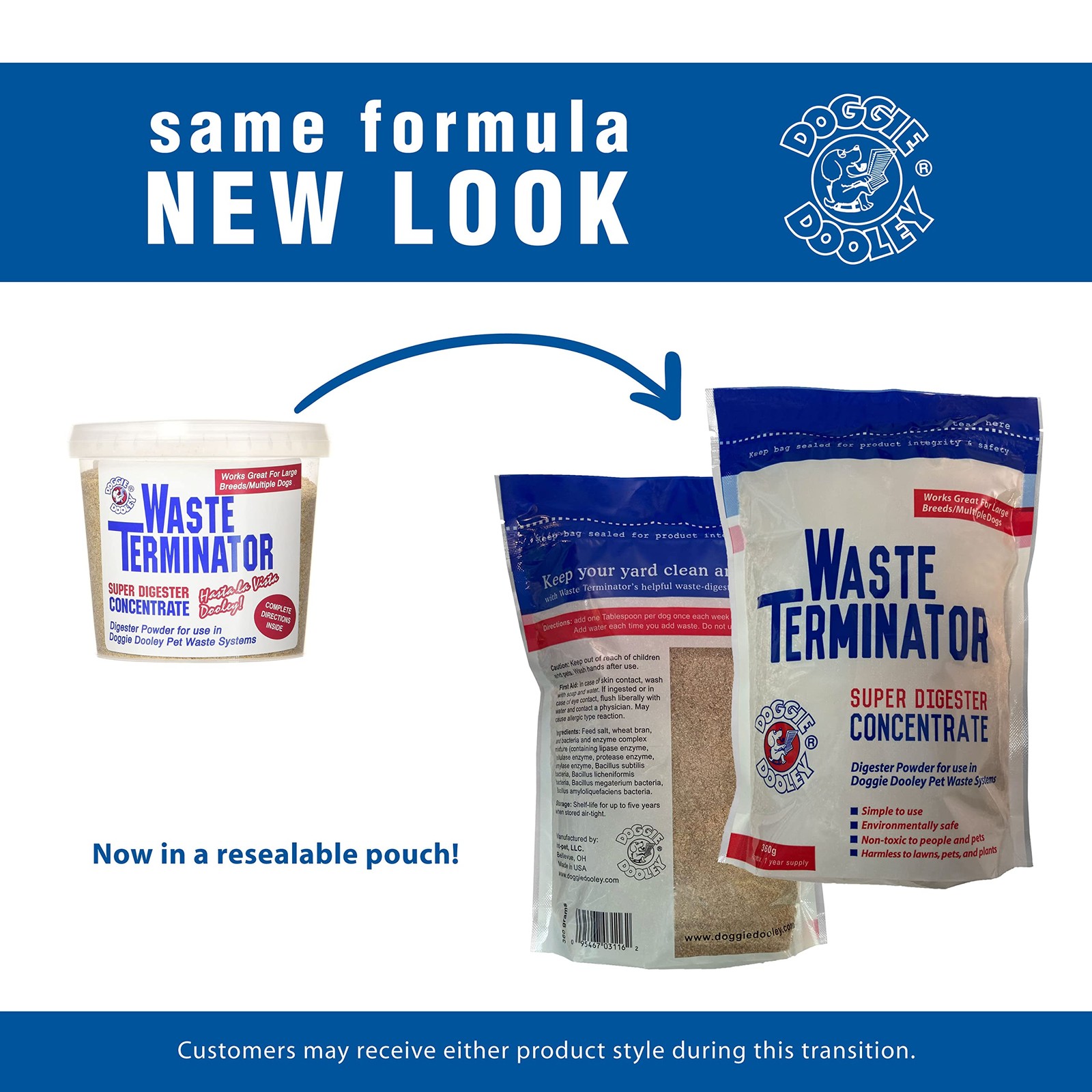 Doggie Dooley 3116 Waste Terminator, 1-Year Supply
