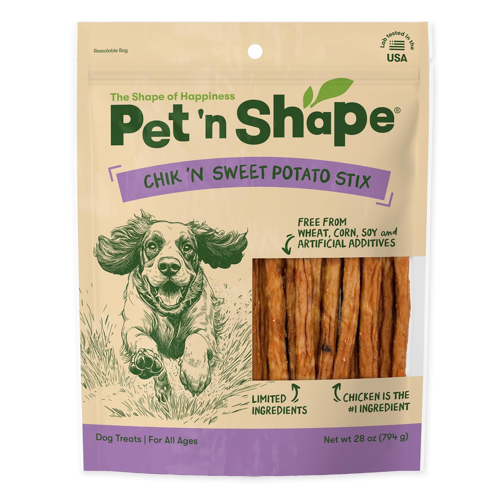 Chik ‘n Sweet Potato Stix – Made and Sourced in The USA- Natural Healthy Dog …