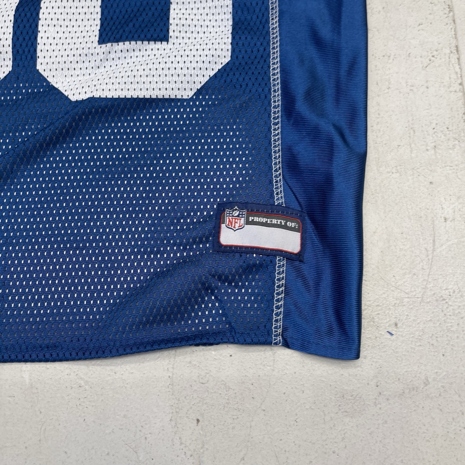 NFL Indianapolis Colts Blue Mesh Short Sleeve Pet Dog Jersey Size XXL Defects